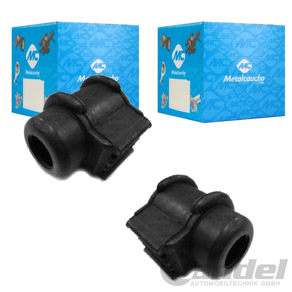 2X Metalcaucho 22Mm Stabilager Vorne Passend FüR Renault 11 9 Clio Rapid Rodeo S-image