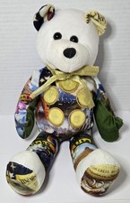 2007 Limited Treasures State Quarter Coin 13" Plush Bear Multicolor States