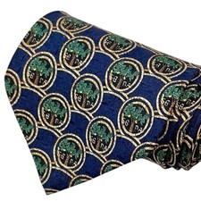 383 Ermenegildo Zegna Tie Silk 100 Multicolor Unique Art Pattern Made in Italy