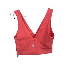 Intimately Free People Coral V Neck Unlined Gym Crop Tank Top Size S Casual Bra