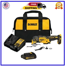 DEWALT 20V MAX XR Oscillating Tool Kit, 3 Speed, With Blades ... (DCS356C1)