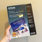 Epson Premium Presentation Paper MATTE (8.5x11 Inches, Double-sided, 50 Sheets)