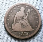 1875 s Seated Liberty Twenty Cent 20¢ piece
