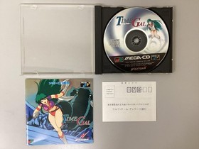 WOLFTEAM TIME GAL Mega CD Japan Adventure Game CD, Time Travel, Good Condition J
