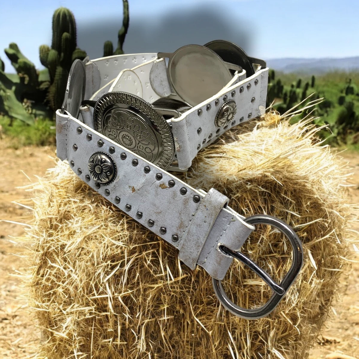 White Concho Belts for Women for sale | eBay