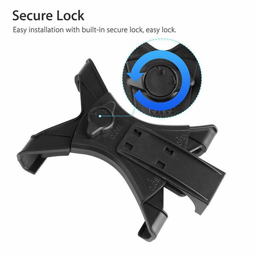 Universal Tablet Clamp Holder Tripod Mount Adapter 1/4" Thread For 7-10" iPad - Afbeelding 3 van 9