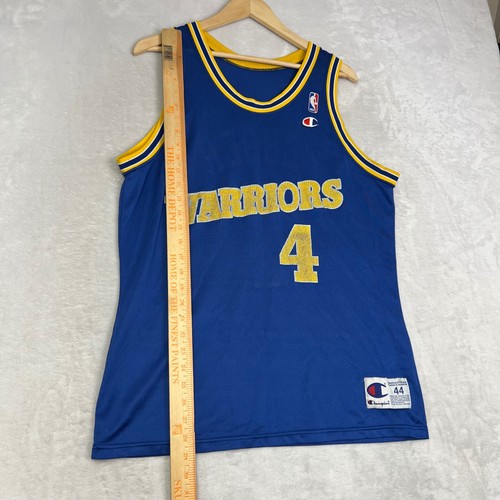 Maglia Vintage Champion Chris Webber Golden State Warriors NBA Taglia 44 Made in USA - Foto 8 di 8