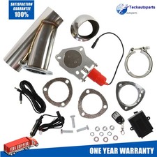 3" Inch 76mm Electric Exhaust Valve System Dump Muffler & Wireless Remote