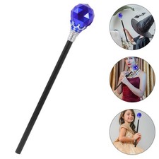 Durable Blue Party Walking Scepters Prop Lightweight Kids Cosplay Wand
