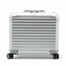 Rimowa Pilot Topas 31L Silver 4-wheels Carry Case Suitcase USED