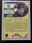 Kelly Kisio New York Rangers autographed hockey card (1990-91 Score #37) — photo 2