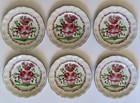 6 ~ 19th c French Hand Painted Chanticleer Rooster Faience Plates 9.5" Unused