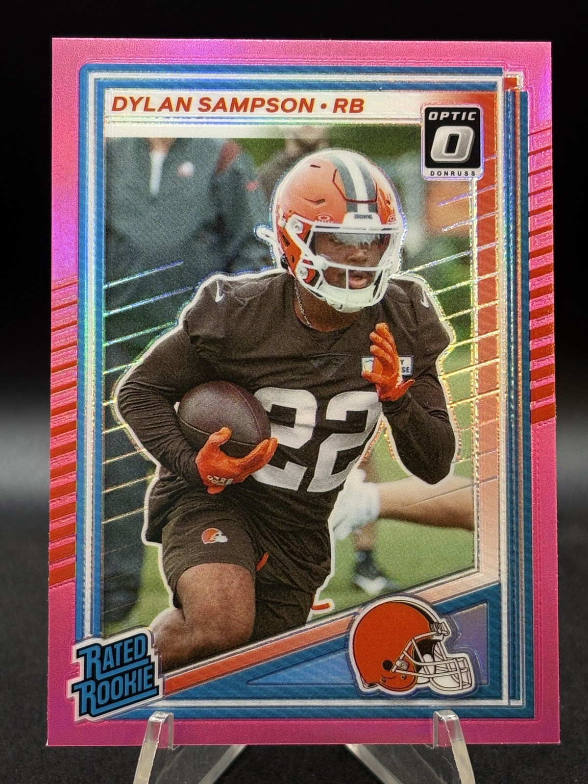 Dylan Sampson Optic 2025 Donruss Optic Rated Rookies Preview Pink Rookie