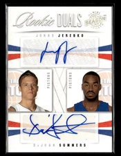 Jonas Jerebko DaJuan Summer 2010-11 Panini Season Update Rookie Dual RC Auto /99