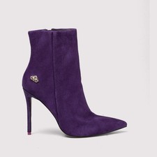 Stivaletto Da Donna, Fornarina, camoscio Viola, numero 39, nuovo con scatola