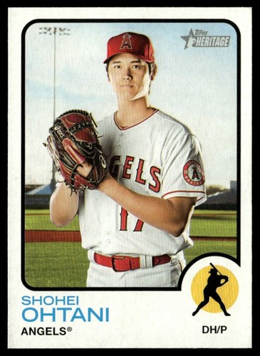 2022 Topps Heritage Shohei Ohtani Los Angeles Angels #150 - Picture 1 of 2