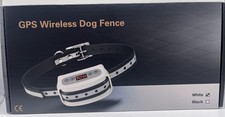 GPS Wireless Dog Fence System Color White Model : PF-10. SEALED FREE SHIPPING