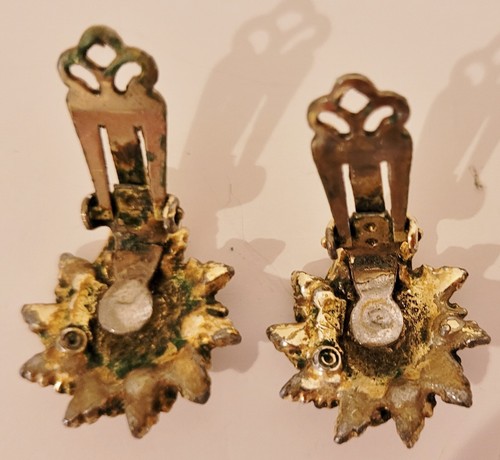 VTG EARRINGS~MAKE YOUR OWN LOT~ESTATE JEWELRY~RHINESTONE~10% OFF OVER ONE~CLIPON - Picture 60 of 86