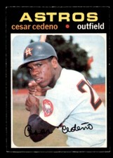 1971 OPC O-Pee-Chee Baseball #237 Cesar Cedeno NM/MT *e1