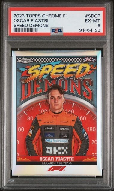 2023 Topps Chrome Formula 1 - Speed Demons Oscar Piastri #SD