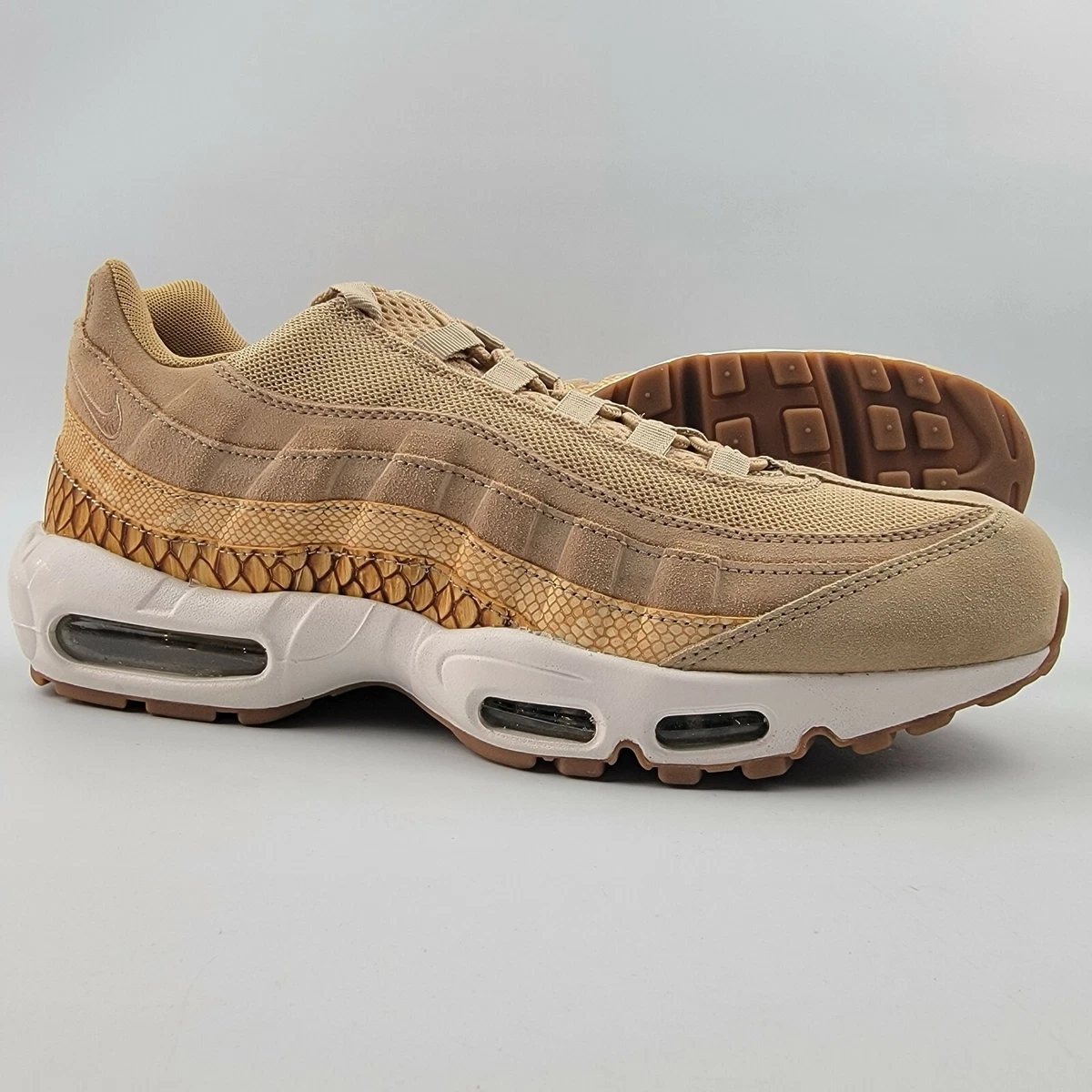 Nike Air Max 95 Premium SE Running Shoes Vachetta Tan Snake Mens 11 | eBay