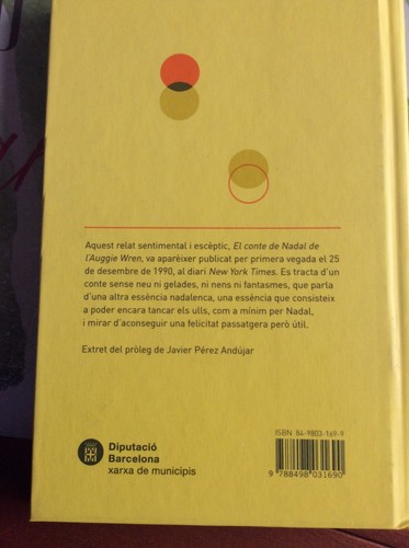 El conte de Nadal de l’Auggie Wren (tapa dura) - Imagen 2 de 3