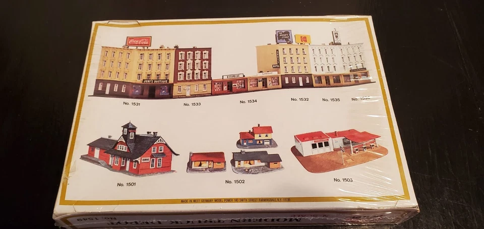 N Scale MODERN INTERSTATE TRUCK DEPOT Kit Model Power New Sealed 1549 - Image 3 of 3