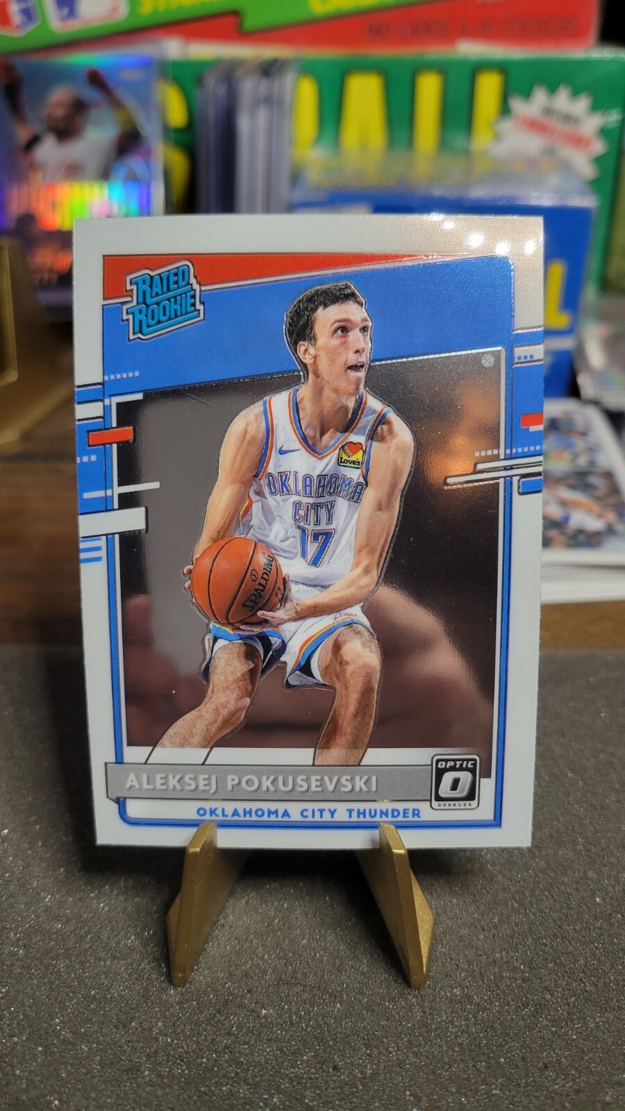 Aleksej Pokusevski 2020-21 Optic Rated Rookie #167 Oklahoma City Thunder RC