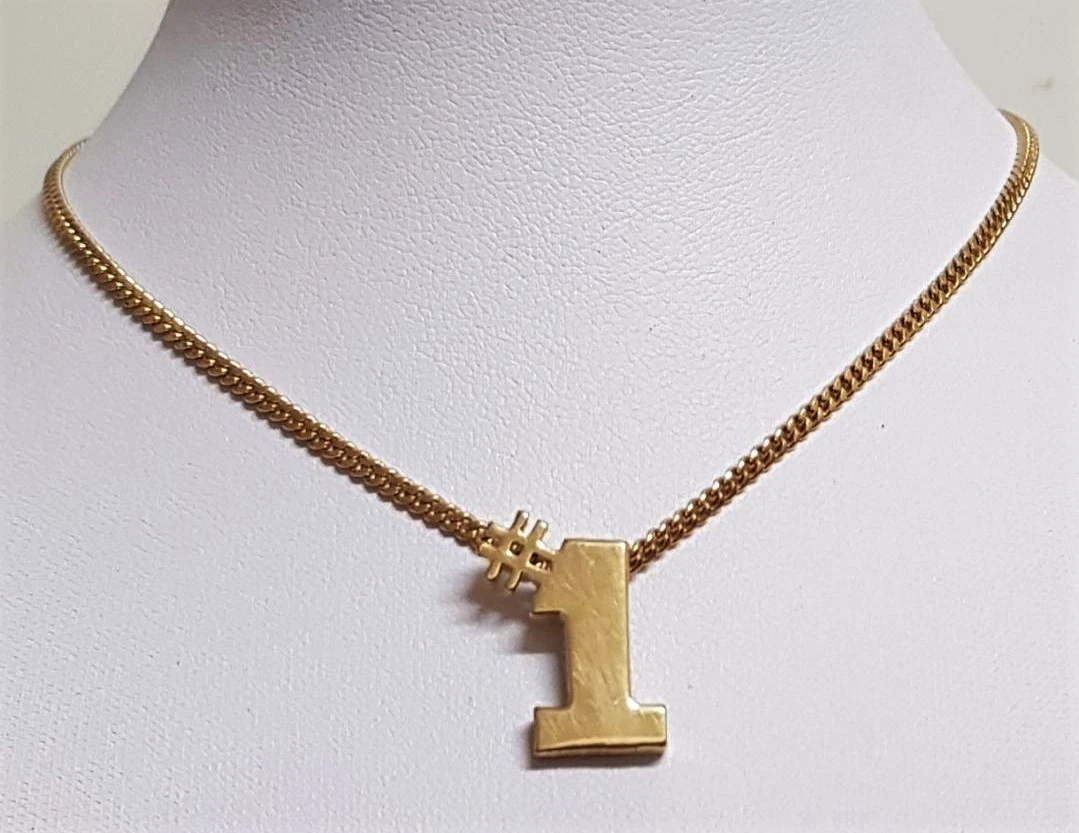 BIJOU VINTAGE COLLIER Doré Signé Avon Pendentif Papillon Cristal Irisé / L150