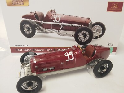 CMC Alfa Romeo Typ B P3 #95 Rudolf Caracciola Winner Klausen 1932 1/18 M-224