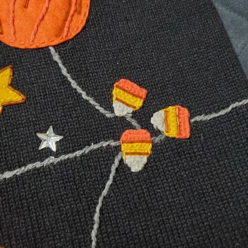 NWT Vintage Tiara International Ugly Halloween Christmas Knit Sweater Vest Large - Picture 8 of 14