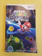 NO GAME Super Mario Galaxy Wii Instruction Manual Booklet ONLY