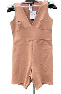 NWT Forever 21 Almond Jumpsuit Size M