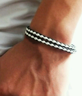 Bracciale In Pelle Intrecciata Da Uomo Elegante In Cuoio Intrecciato Png Isolato " | Elementi Grafici PNG Download Gratis - Pikbest - Foto 4