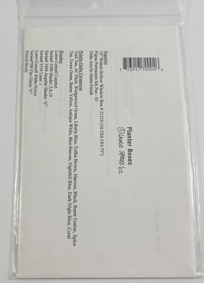 Believe Me You Can Paint Planter Boxes Pattern By Laurie Spelts Pockets PMB #130 - Image 2 of 3