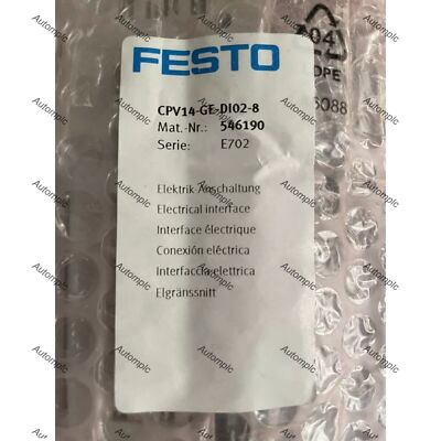 New CPV14-GE-DI02-8 Festo 546190 Fast Shipping Electrical Interface
