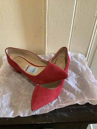 ALFANI Step N Flex Women's - Jensonn - Block Heel Pointed Toe Pumps - RED Sz 11M - Picture 2 of 5