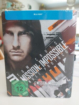Bluray Steelbook Mission Impossible  Ghost Protocol Neu