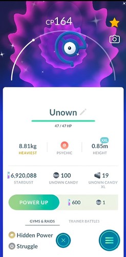 Shiny Unown A,C,D,E,H,I,M,O,R,S,! | Pokemon Trade Go ✨ - Picture 14 of 16
