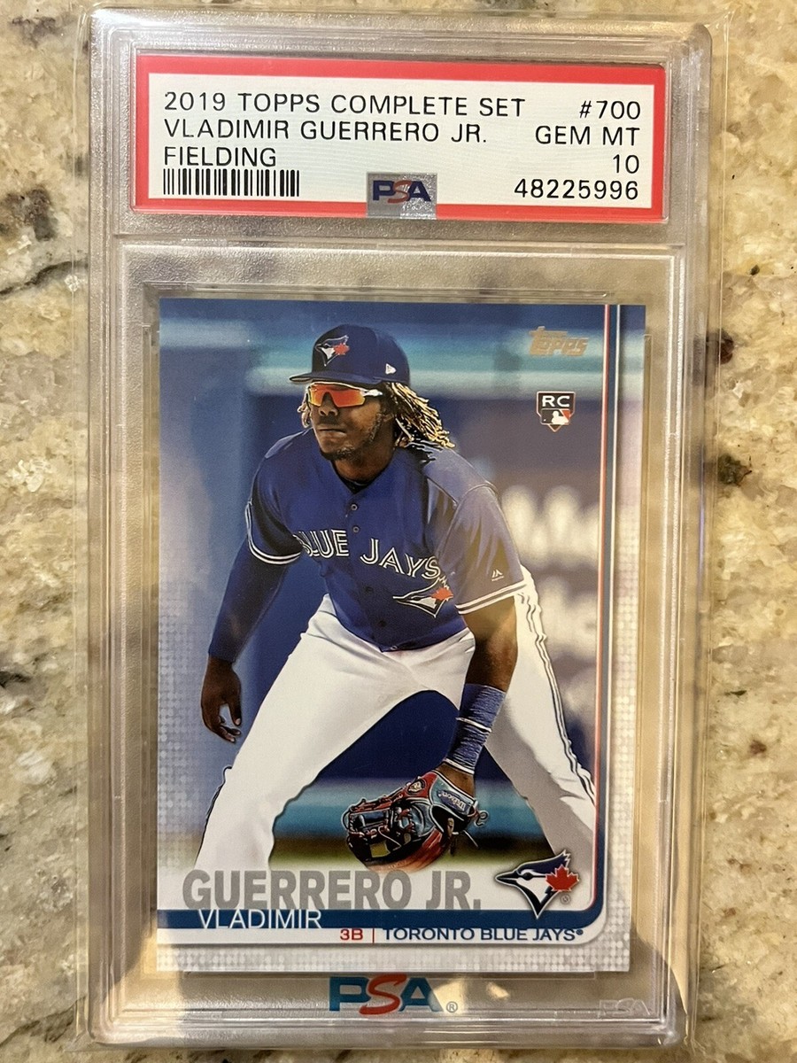 Vladimir Guerrero Jr 2019 Topps Complete Set PSA 10 #700 Vladimir Guerrero Jr 2019 Topps Complete Set PSA 10 #700