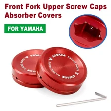 For YAMAHA V Star 650 950 1100 1300 Front Fork Upper Screw Caps Absorber Covers