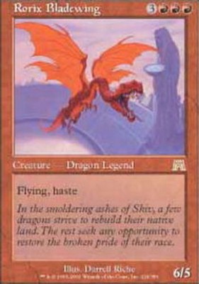 MTG - Rorix Bladewing - Onslaught - NM, English Magic FLAT RATE SHIP