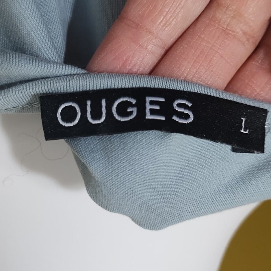 Ouges Long Sleeve Cotton Shift Dress Size L - image 4