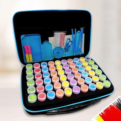 Useful Diamond Tools Handbag with 30/60 Bottles Diamond Painting Kits Organizer