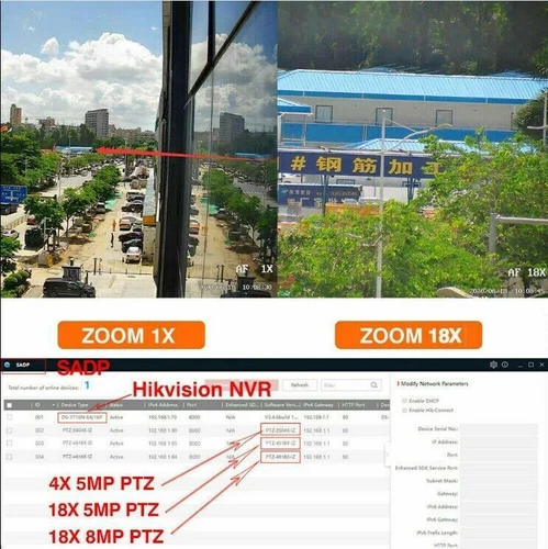 Hikvision Compatible 8MP 18X PTZ IR50m PoE AcuSense Auto Tracking IP Camera US - Picture 9 of 16
