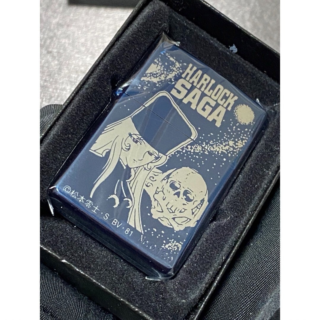 zippo HARLOCK SAGA 限定品 ヴィンテージ 1998年製 Zippo Lighter HARLOCK SAGA Limited Edition Vintage Blue Made