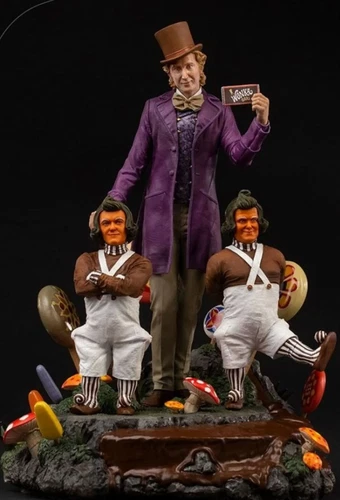Deluxe Willy Wonka Charlie & Chocolate Factory Statue Iron Studios 1/10 Scale