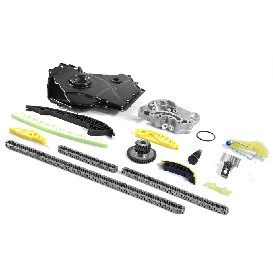 Engine Timing Chain Cover Kit For 2008-2013 Audi VW Passat Jetta GTI A4 Q5 2.0L - Image 2 of 4