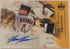 2019 Panini Diamond Kings DK Material Signatures Purple FOTL 1/10 SSP Logo Patch