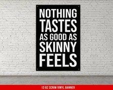 Motivational Fitness Banner - Home Gym Wall Art